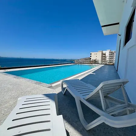 Sunny Coast - Panoramic View & Pool شقة ساراندا